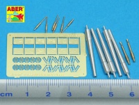 Barrel Set for 1/144 Fletcher Class Destroyer - Revell 05091 - 1/144