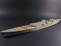 Holzdeck für 1:350 HMS Repulse - Trumpeter 05312 - 1:350