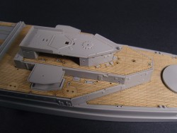 Wooden Deck for 1/350 HMS Repulse - Trumpeter 05312 - 1/350