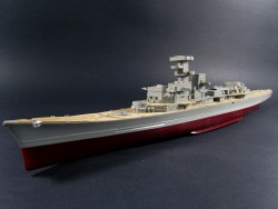 Holzdeck für 1:350 DKM Prinz Eugen - Trumpeter 05313 - 1:350