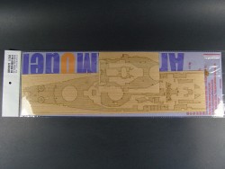 Holzdeck für 1:350 USS New Jersey BB-62 - Tamiya 78017 / 78028