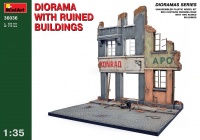 Diorama with ruined german Buildings - 1/35