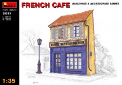 Französisches Cafe - Ruine - Halbrelief - 1:35