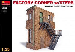 Factory Corner with Steps / Stair - 1/35