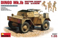 Dingo Mk. Ib - British Scout Car with Crew - 1/35
