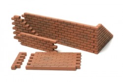Brick Wall, Sand Bag and Barricade Set - 1/48