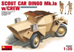 Britischer Spähpanzer Dingo Mk. Ia mit Besatzung - 1:35