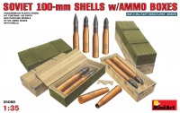 Soviet 100mm Ammo Shells with Boxes