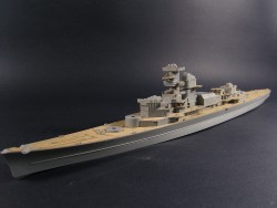 Holzdeck für 1:350 DKM Admiral Hipper - Trumpeter 05317 - 1:350