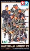 Neu Tamiya 32514-1//48 WWII Figuren Set Deutsche Panzer Grenadiere