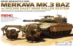 Israeli Main Battle Tank Merkava 3 BAZ with Mine Roller - 1/35