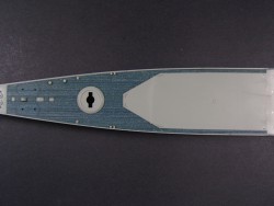 Holzdeck Blau für 1:350 USS Indianapolis CA-35 - Academy 14107 - 1:350
