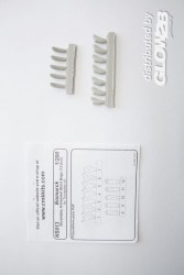 Secondary Armament Blast Bags (12) for 1/200 DKM Bismarck - Trumpeter - 1/200