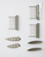 6m Cutter (2) for 1/200 DKM Bismarck - Trumpeter 03702