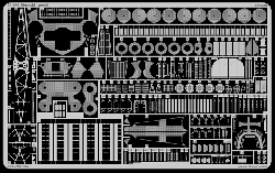 Photo-Etched Parts for 1/350 IJN Musashi - Tamiya 78004 / 78016 / 7803 - 1/350