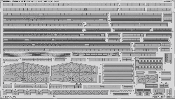 PE Railings & Crane Parts for 1/350 HMS Prince of Wales - Tamiya 78011 - 1/350