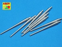 38cm Barrels for German Battleships Bismarck Class 8pcs - 1/350