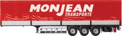 Cargo Trailer / 3 Achs Planenauflieger - 1:24