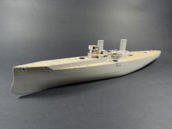 Wooden Deck for 1/350 HMS Dreadnought 1915 - Trumpeter 05329