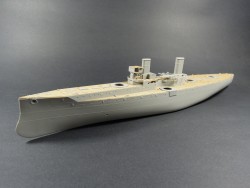 Holzdeck für 1:350 HMS Dreadnought 1915 - Trumpeter 05329