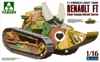 French Light Tank Renault FT char canon / Girod turret - 1/16