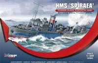 Flower Class Corvette K08 - HMS Spiraea - 1:350