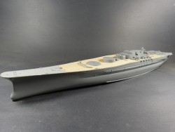 Holzdeck für 1:350 IJN Musashi - Tamiya 78031 - 1:350