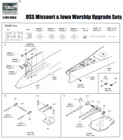 Upgrade Set USS Missouri & Iowa Class - 1:200
