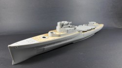 Holzdeck für 1:350 HMS Belfast - Trumpeter 05334