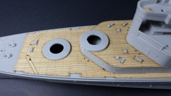 Wooden Deck for 1/350 HMS Belfast 1942 - Trumpeter 05334