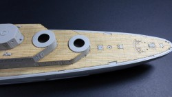 Wooden Deck for 1/350 HMS Belfast 1942 - Trumpeter 05334