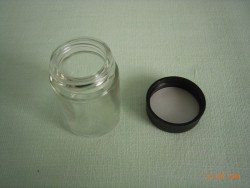 22ml paint glas with cap