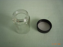 22ml Farbglas mit Deckel