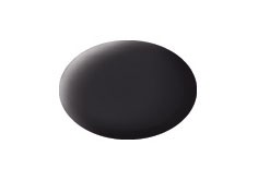 Revell Aqua Color 06 Tar Black RAL 9021 - Flat - 18ml