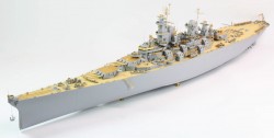 Detail Set (Holzdeck Teak) für 1:200 USS Missouri BB-63 - Trumpeter 03 - 1:200