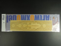 Wooden Deck for 1/350 USS Massachusetts BB-59 - Trumpeter 05306 - 1/350