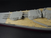 Holzdeck für 1:350 USS Massachusetts BB-59 - Trumpeter 05306 - 1:350