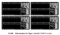 Side fenders for Tiger I, Ausf.E