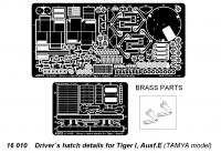 Driver`s hatch details for Tiger I, Ausf.E