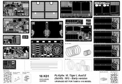ABER Ätzteileset  Tiger I Ausf. E frühe Version Komplett-Set