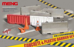 Beton & Plastik Barrieren / Concrete & Plastic Barrier Set - 1:35