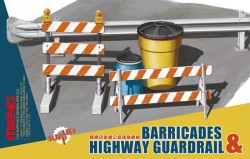 Barricades & Highway Guardrail Set - 1/35