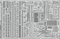 Photo-Etched Parts for 1/350 USS Indianapolis CA-35 - Academy 14107 - 1/350