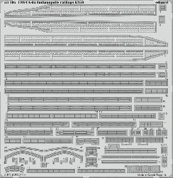 Photo-Etched Railing for 1/350 USS Indianapolis CA-35 - Academy 14107 - 1/350