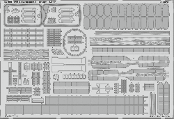 Photo-Etched Parts - Cranes for 1/200 USS Arizona  - Trumpeter 03701 - 1/200