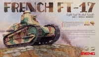 Französischer leichter Panzer Renault FT-17 - Riveted Turret - 1:35