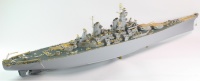 Detail Set (Holzdeck Blau) für 1:200 USS Iowa BB-61 - Trumpeter 03706 - 1:200