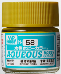 Mr. Hobby Color H58 Interior Green - Semi Gloss