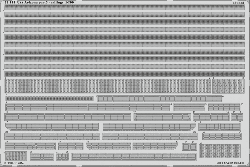 Photo-Etched Parts - Railing for 1/200 USS Arizona  - Trumpeter 03701 - 1/200