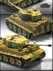 Panzerkampfwagen Tiger - Mittlere Produktion - 70th Anniversary Edition Normandy Invasion - 1:35